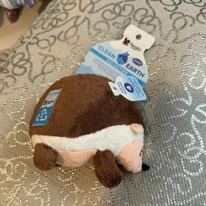 Spunky pup clean earth dog toy hedgehog NWT